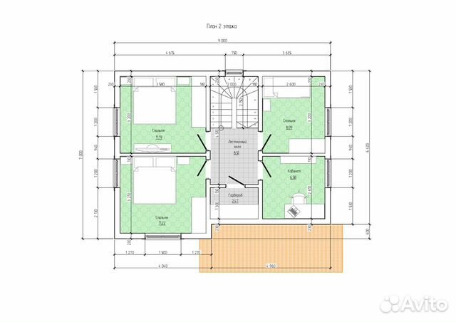 Дача 100.9 м² на участке 9.6 сот. Дача 100.9 м² на участке 9.6 сот.