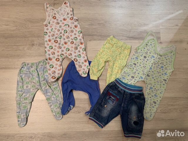 Вещи пакетом на мальчика 2-6 месяцев
