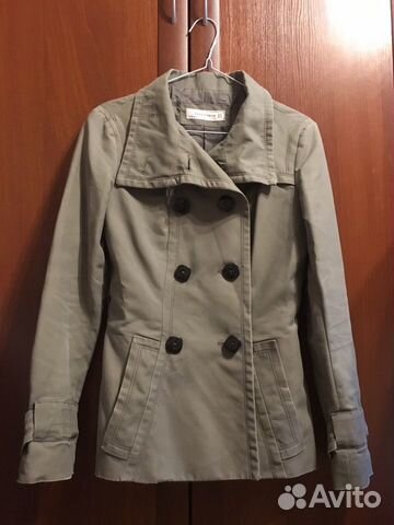 Тканевое пальто (плащ) Zara Woman размера S