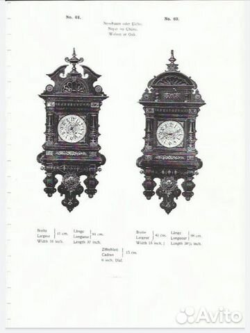 Часы настенные старинные Lenzkirch 1896 год Часы настенные старинные Lenzkirch 1896 год