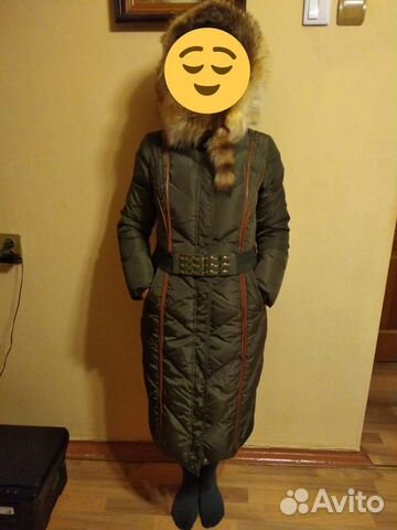 Пуховик женский, практический новый, цвет Олива