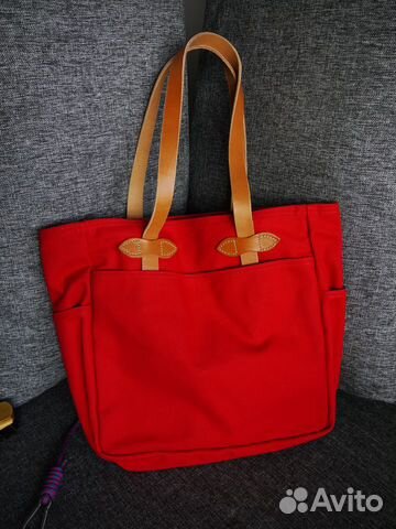 red tote bag