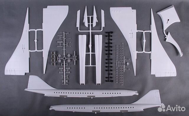 Модель самолета Ту-144 EX- Plasticart гдр TU-144 Модель самолета Ту-144 EX- Plasticart гдр TU-144