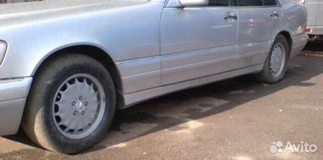 Mercedes-Benz W140 накладки на пороги AMG Style Mercedes-Benz W140 накладки на пороги AMG Style