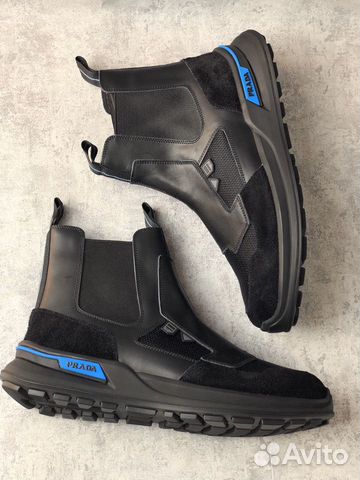 Ботинки Prada,высокие,оригинал