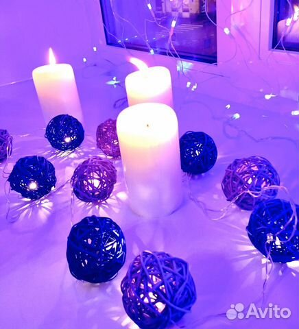 Новогодние шарики из ротанга