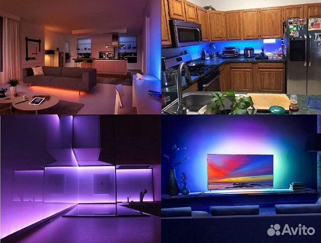 Светодиодная лента RGB с пультом, 5 метров Светодиодная лента RGB с пультом, 5 метров