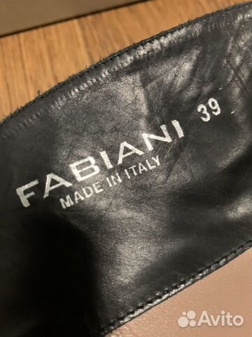 Кожаные сапоги евро-зима Fabiani