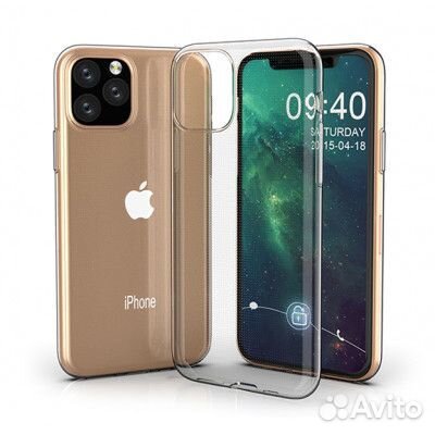 Силиконовый чехол iPhone прозрачный все модели