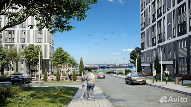 2-к квартира, 62.4 м², 1/10 эт.