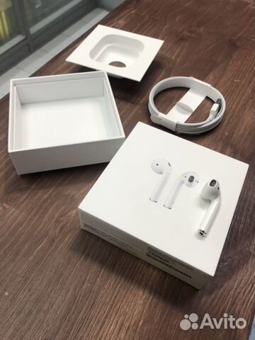 Наушники AirPods 2 левый/правый/зарядный бокс Наушники AirPods 2 левый/правый/зарядный бокс