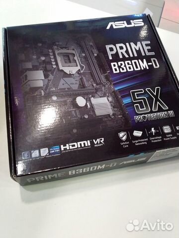 Материнская плата asus prime B360M-D Материнская плата asus prime B360M-D