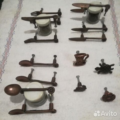 Мебельные ручки, медь