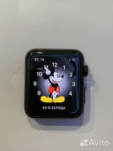 Часы Apple watch series 1 сталь,сапфировое стекло