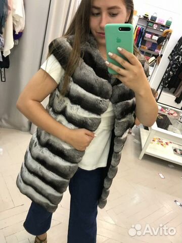 Жилет из меха шиншиллы Жилет из меха шиншиллы
