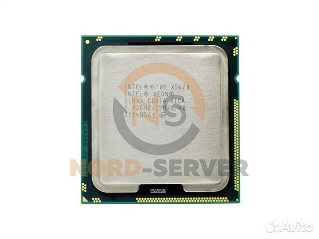 Процессор Intel Xeon X5670 (6 ядер, 2.93GHz)