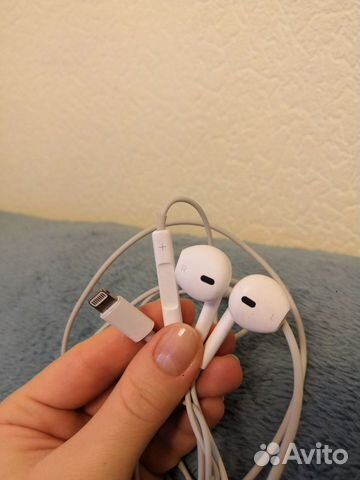 Наушники Apple earpods оригинал, Lightning