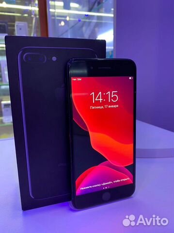 iPhone 7Plus Jet Black 128Gb оригинал. Гарантия