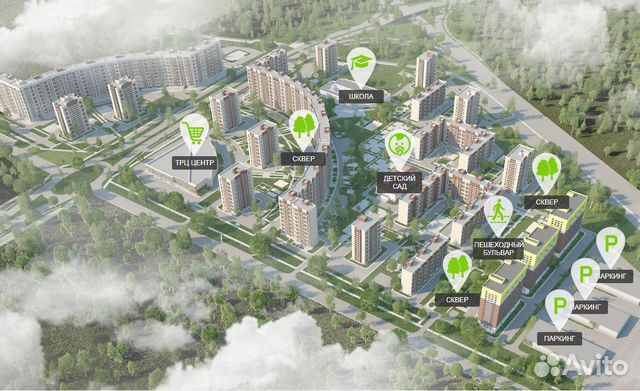 1-к квартира, 35 м², 2/18 эт. 1-к квартира, 35 м², 2/18 эт.