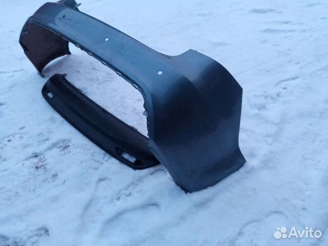 Задний бампер Хундай Солярис, Киа Рио Задний бампер Хундай Солярис, Киа Рио