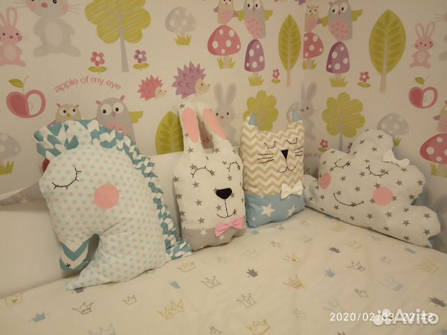 Бортики в кроватку