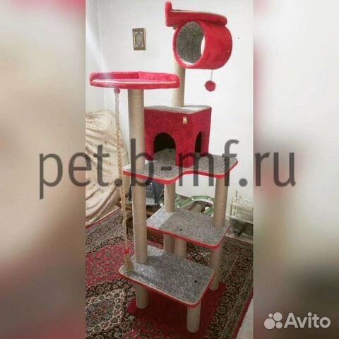 Домик когтеточка, комплекс для кошки