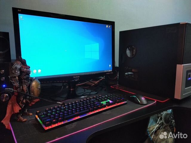 Игровой пк. 4ядра, 8гб, RX 550 2гб, 300гб