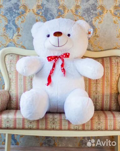 Плюшевый медведь 140 белый Плюшевый медведь 140 белый