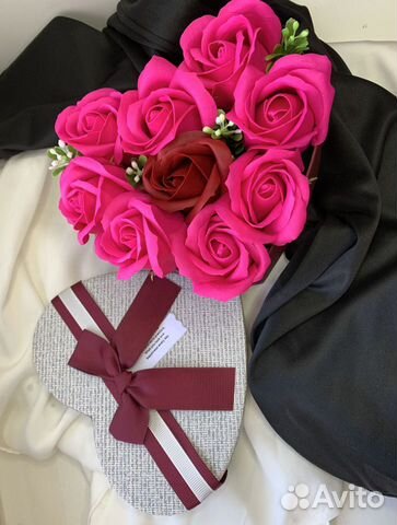 Букет из мыльных роз Букет из мыльных роз