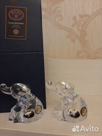 Хрусталь bohemia - слоники под специи