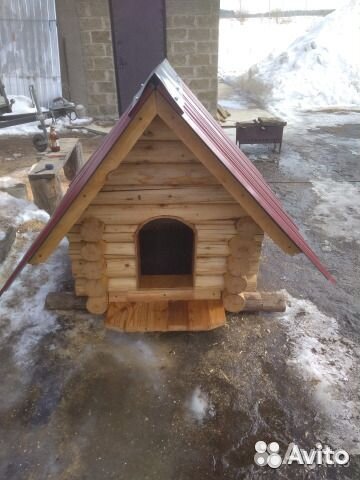 Деревянная будка для собак купить на Зозу.ру - фотография № 1