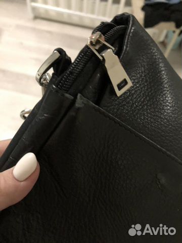 Сумка мужская через плечо кожа