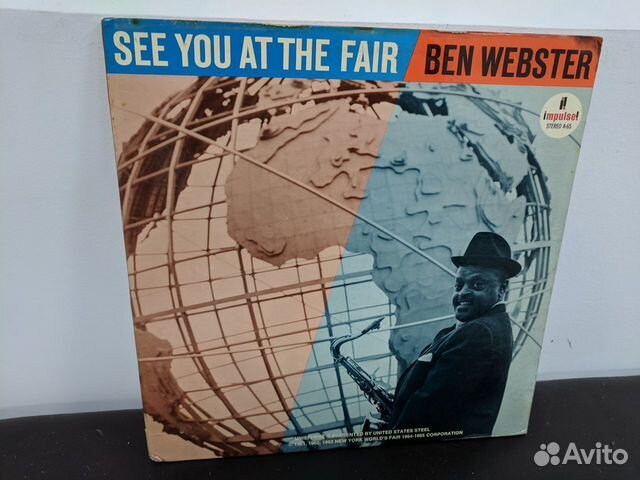 Ben Webster винил классика джаза USA Ben Webster винил классика джаза USA