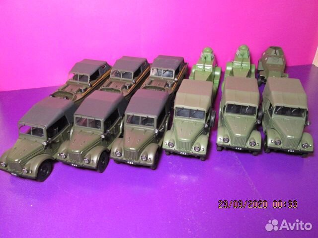 Автолегенды СССР модели 1:43