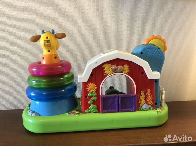 Развивающая игрушка пирамидка/ферма