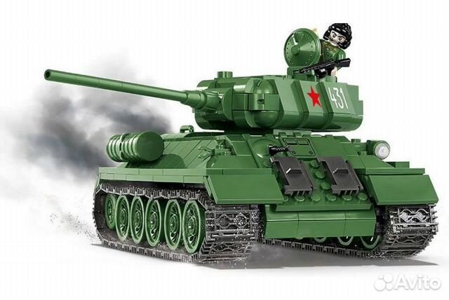 Конструктор Cobi Танк Т-34 с фигуркой танкиста