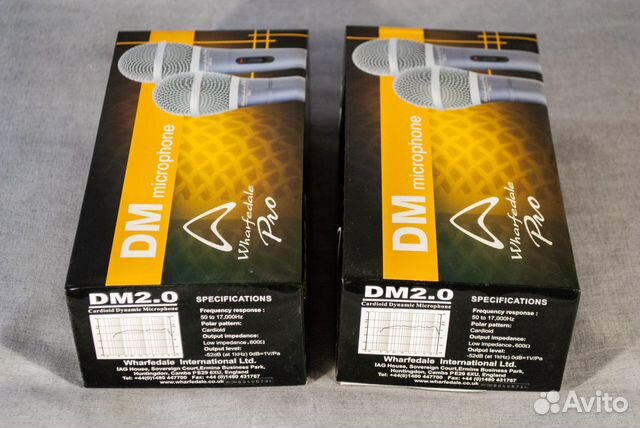 Микрофон Wharfedale Pro DM 2.0 новый Микрофон Wharfedale Pro DM 2.0 новый