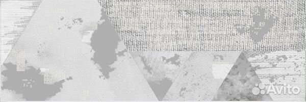 Плитка настенная белый (FOU051D) 25x75