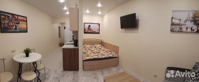 

Квартира-студия, 28 м², 2 кровати