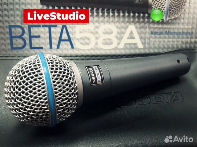 Shure Beta 58A. Динамический Вокальный Микрофон