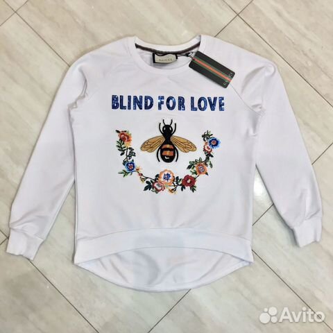 Свитшот Gucci Blind for love Bee размер M Свитшот Gucci Blind for love Bee размер M