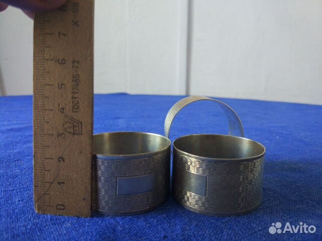 Серебряные кольца для салфеток