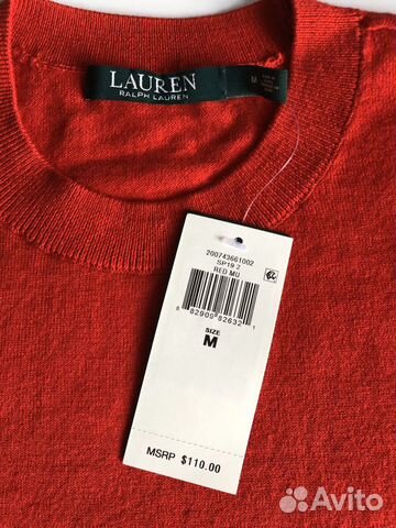 Ralph Lauren новый джемпер оригинал
