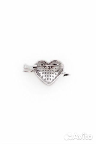 Брошь Сердце Eurobijoux