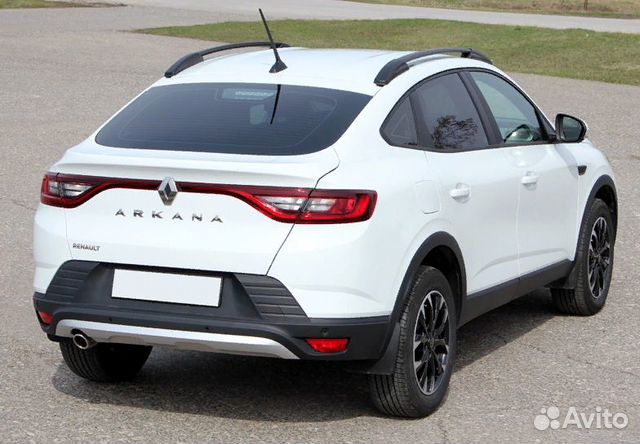 Рейлинги продольные на Renault Arkana (2019+). апс