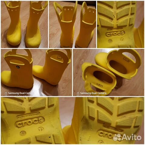 Резиновые сапоги Crocs, С13/р.30/до 20см Резиновые сапоги Crocs, С13/р.30/до 20см