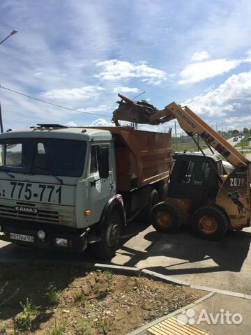 Вывоз мусора бобкет камаз
