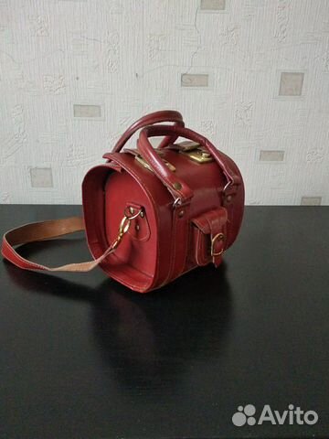 Сумка винтажная кожаная Сумка винтажная кожаная