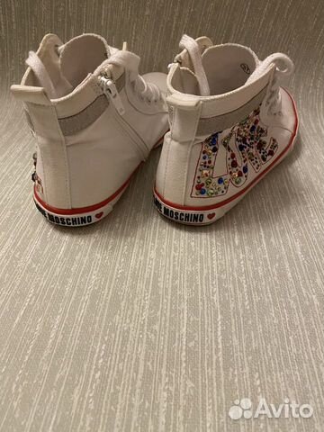 Кеды женские,Love Moschino,кеды белые