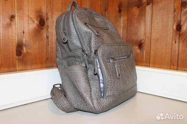 Кожаный рюкзак